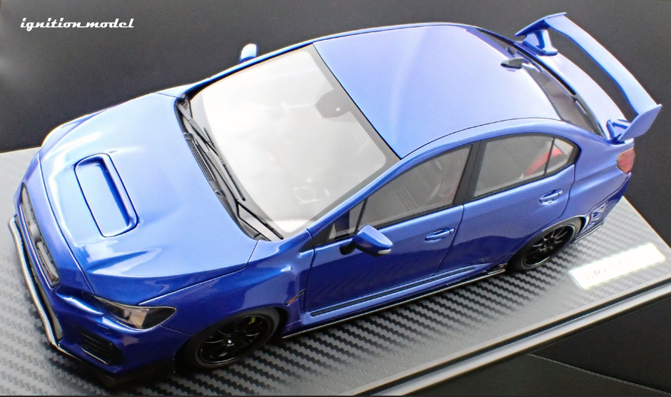 ignition model IG3610 1/18 SUBARU WRX CBA-VAB STI Blue ignition model IG3610 1/18 SUBARU WRX CBA-VAB STI Blue