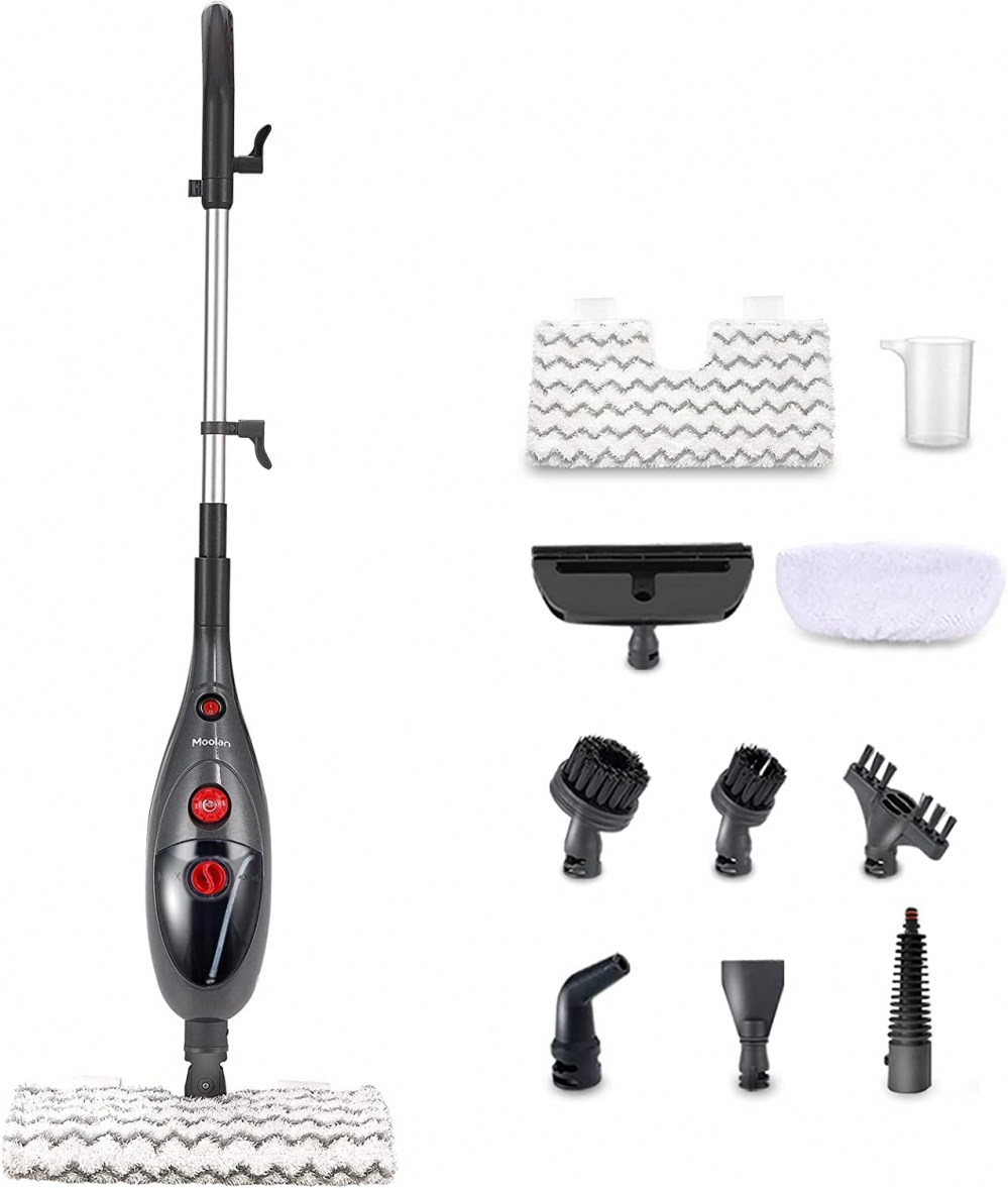 Moolan Professional Dual-Sided Steam Mop for Deep Cleaning Floors-image