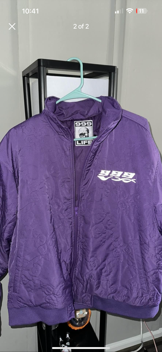 yuni ボトルネックジャケット JUICE WRLD STUNTMAN PURPLE JACKET | eBay