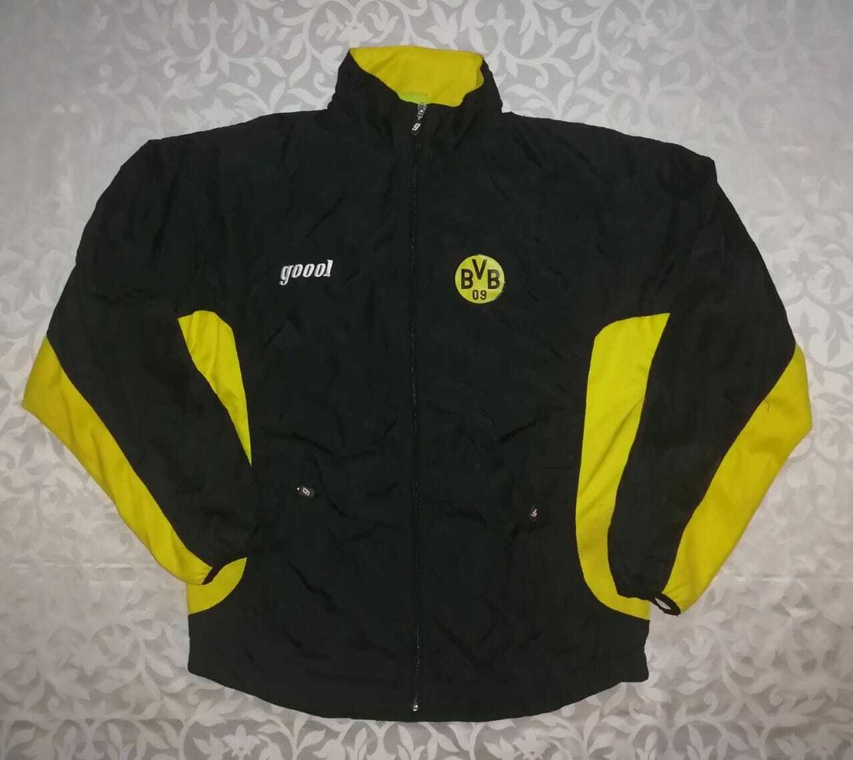 2000-04シーズン　goool.de　ドルトムント　ナイロンジャケット BORUSSIA DORTMUND Training ZIP Track Weather Jacket Goool