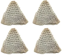 Carrom Board Pocket Net 4 Pcs Set (Colours May be Vary)