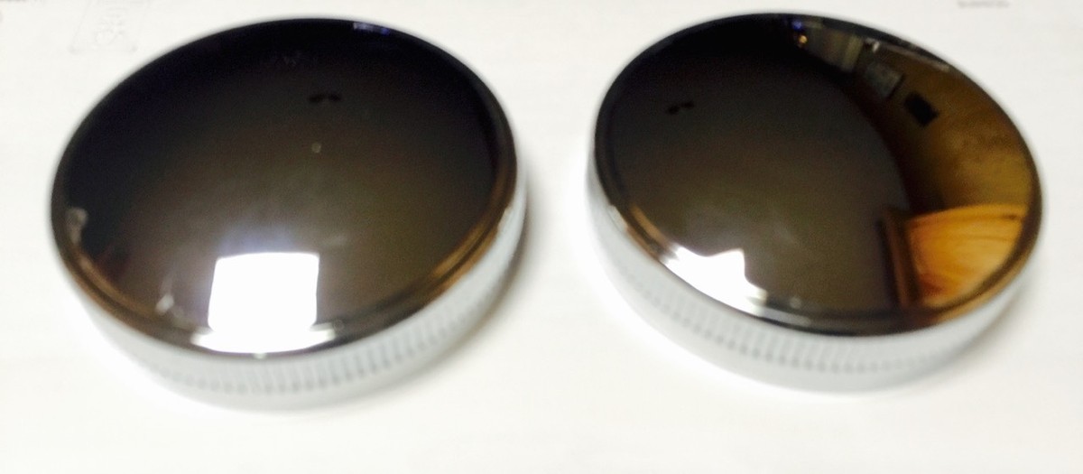 Harley Eaton Gas Caps 1955-1964 Late Style Short Profile Panhead