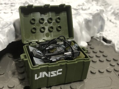 Halo ONI 2x MA5C AR In UNSC Printed  Utility Case Build Mega Construx Compatible