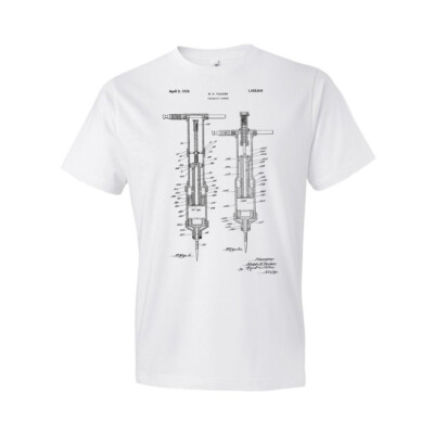 Jackhammer Patent Shirt Industrial Shirt Construction Worker Contractor Gift