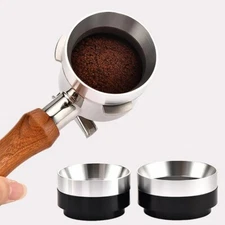 Coffee Grinder Dosing Funnel Portafilter Espresso Ring Magnetic Bowl 51mm