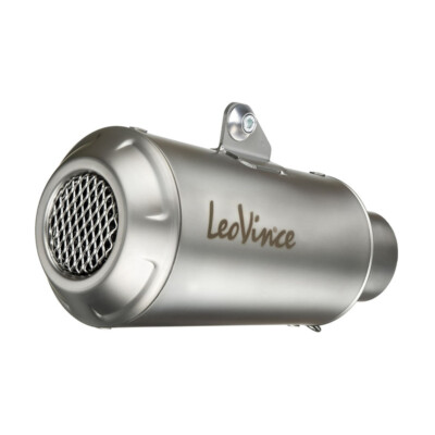 LEOVINCE 15242U EXHAUST TERMINAL MUFFLER LV-10 STAINLESS STEEL HUSQVARNA VITPILEN 125 21-