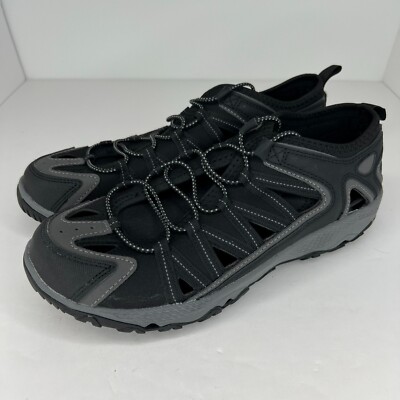 Eddie Bauer Mens Black Arvada Bungee Lace Up Lightweight  display picture 3