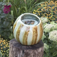 Foreside Home & Garden Blue Indoor Water Fountain