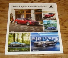 Original 2018 Honda Hybrid & Electric Vehicles Sales Brochure 18 Clarity Accord