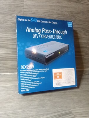 Digital Stream Analog Pass-Through DTV Converter Box: Model DTX9950