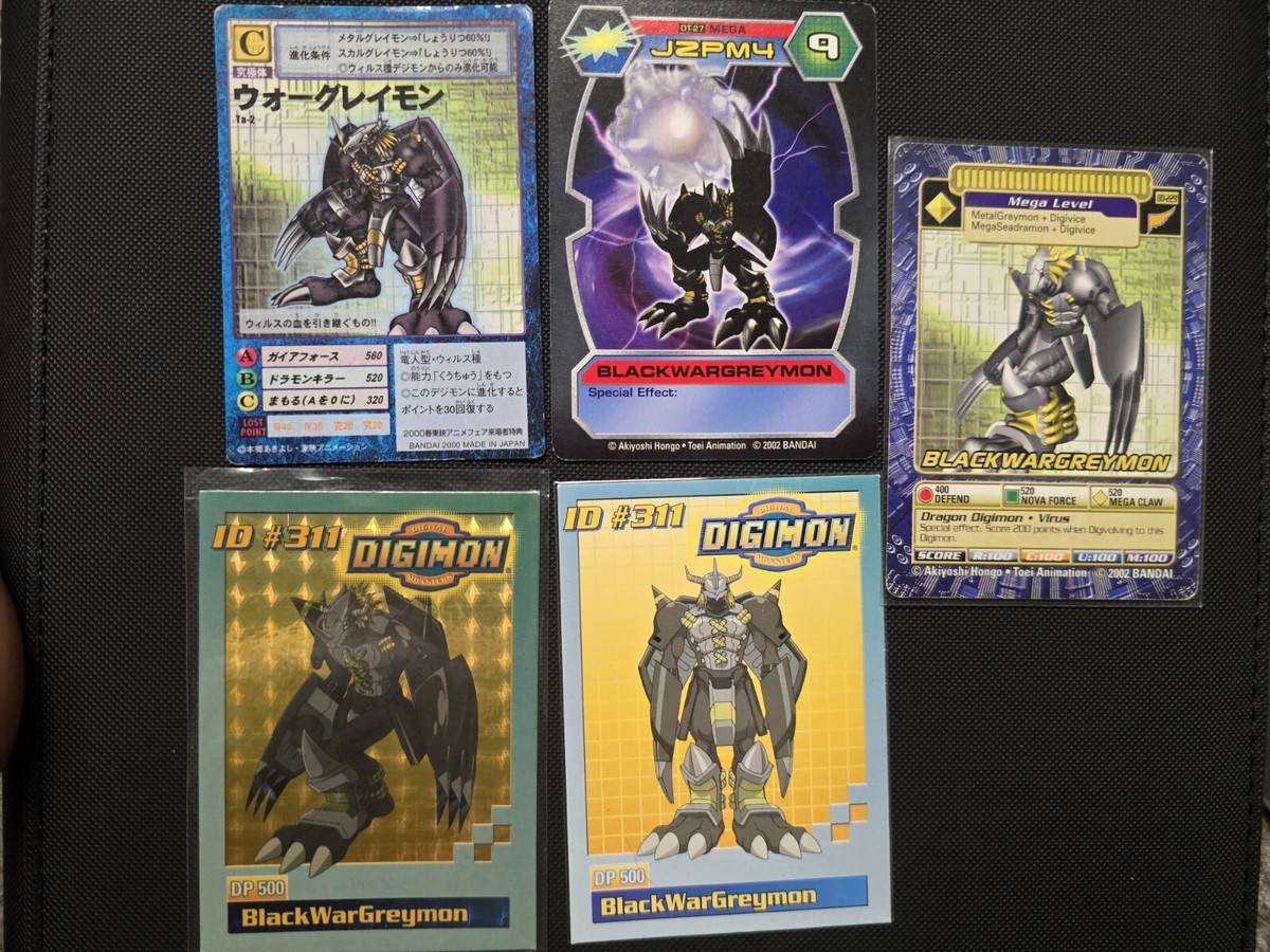 Blackwargreymon Digimon Trading Card Lot | eBay