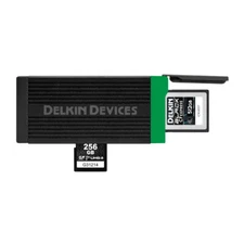 Delkin USB 3.2 CFexpress Type B SD UHS-II Memory Card Reader FAST