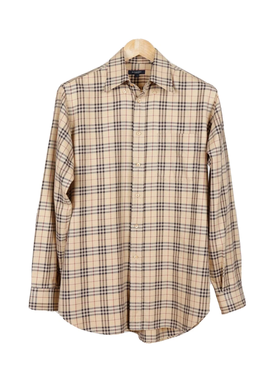 Burberry men's check deals shirt