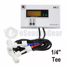 HM Digital DM-2 Inline Dual TDS ppm Monitor Meter Reverse Osmosis RO Filter 