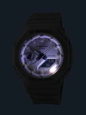 CASIO G-SHOCK GA-2100-7A7JF White TONE-ON-TONE Series Analog
