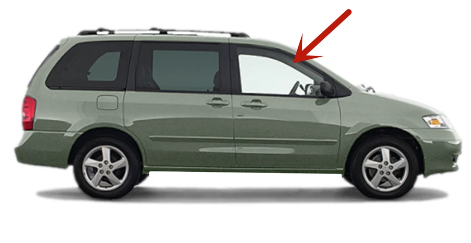 Fits 2001-2006 Mazda MPV Passenger Side Right Front Door Window Glass Foto 2 de 4