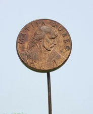 Matija Gubec - Croatian peasant revolt Croatia vintage pin badge KASUN 1960s !