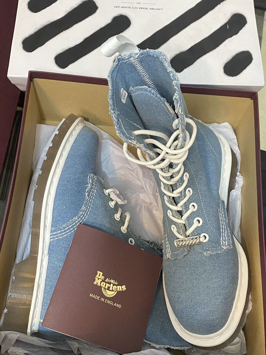 OFFWHITE×Dr.Martens ウォッシュデニム Sz 9 US - 靴 OFFWHITE×Dr.Martens ウォッシュデニム Sz 9 US - 靴