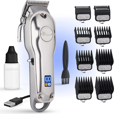 Cordless Professional Hair Clippers for Salon & Home Use, Fine Cutting Trimmer