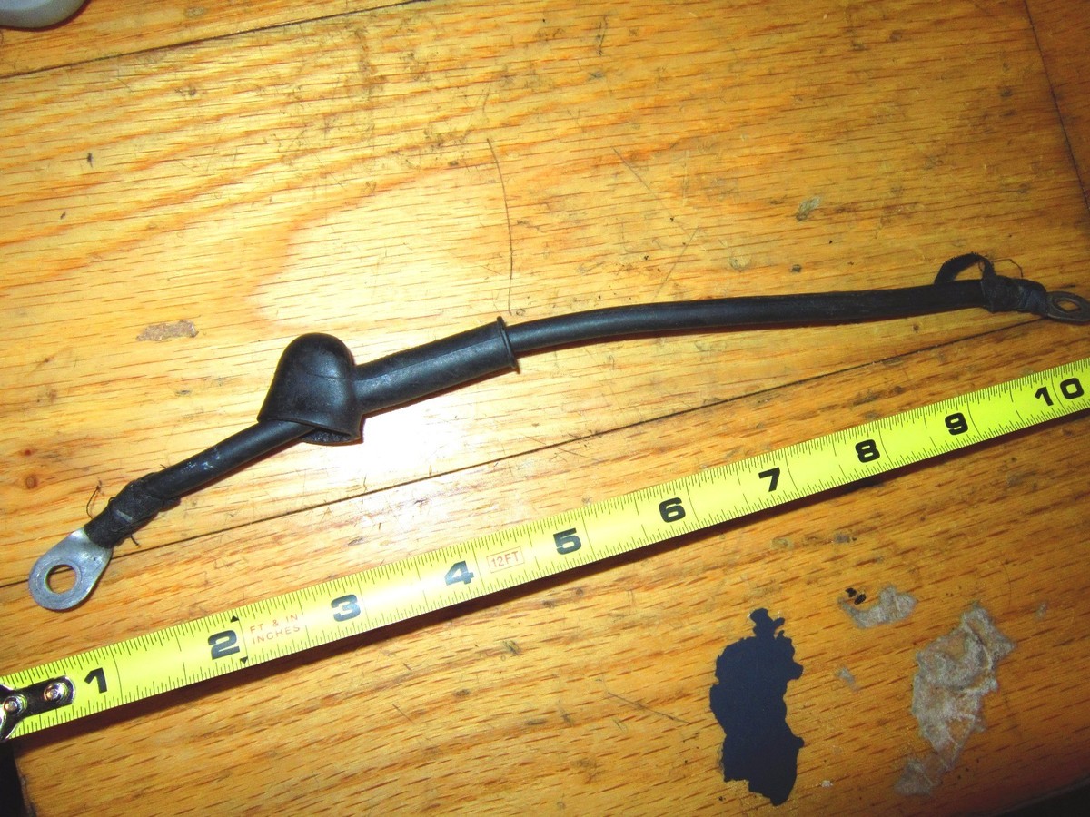 ● はる DUCATI OEM BLACK GROUND STRAP /ground wire 13 INCHES 748