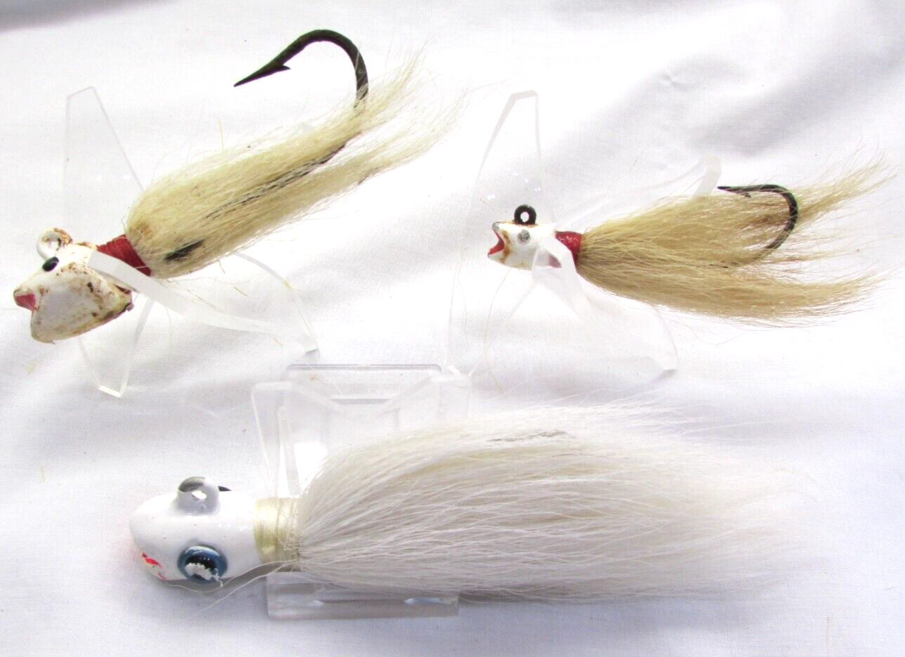 6 Gabarits Bucktail HENGJIA – Poids 1/4 Oz à 3 Oz – Leurres Eau Salée Pour Truite, Bar – Neufs