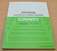 Toyota Camry SV CV 20 21 25 Elektrik 1987 Electrical Wiring Stromlaufpläne