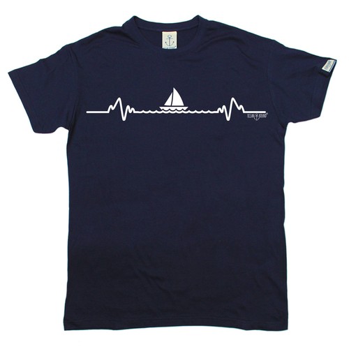 Sailing Pulse T-SHIRT Boat Sailor Doctor Nurse Medic Yacht birthday fashion gift - Picture 8 of 11