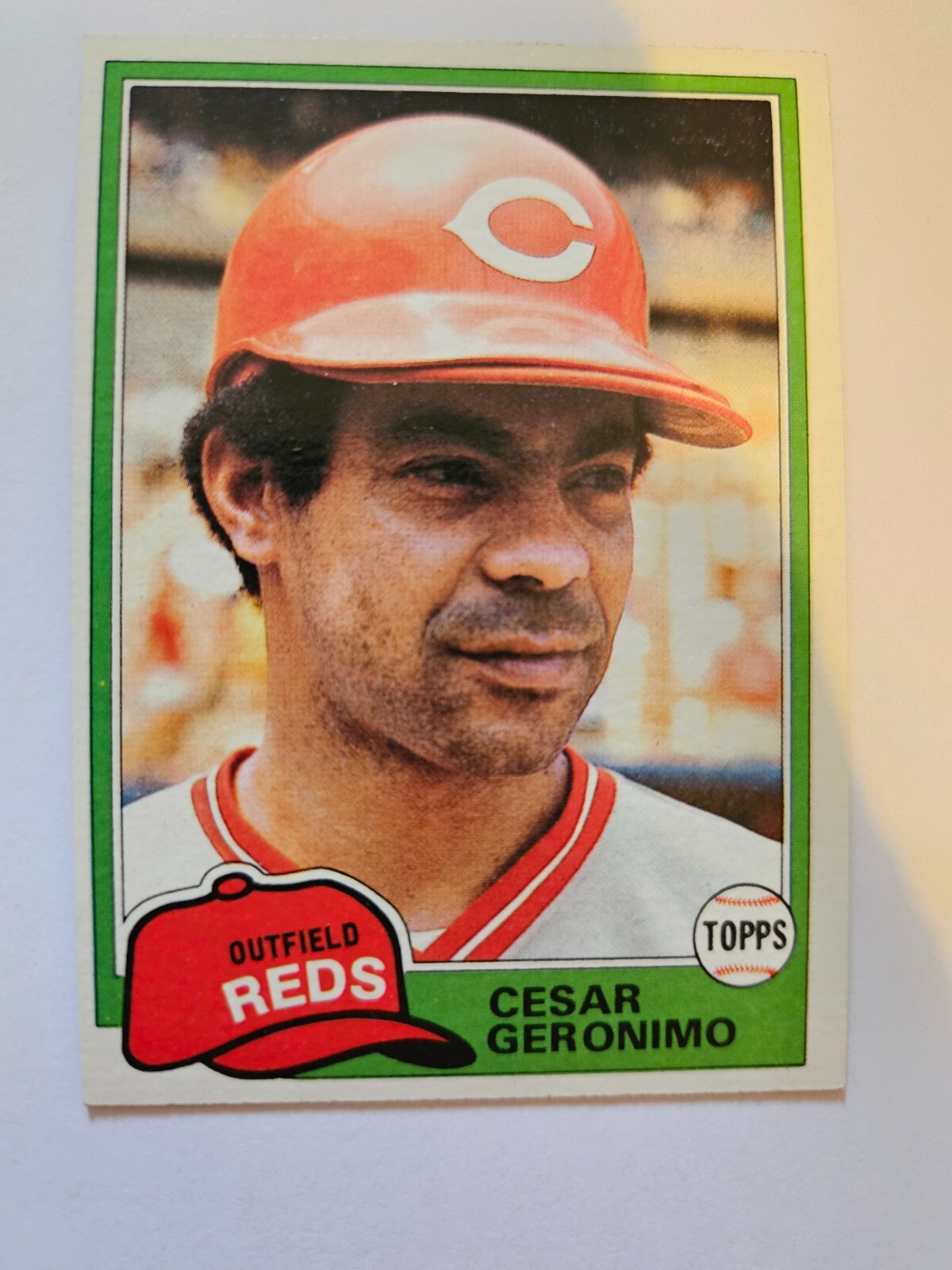 1981 TOPPS CESAR GERONIMO #390 NM