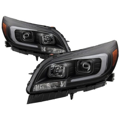 xTune Chevy Malibu 13-15 Halogen Models Only DRL Light Bar Projector Headlights