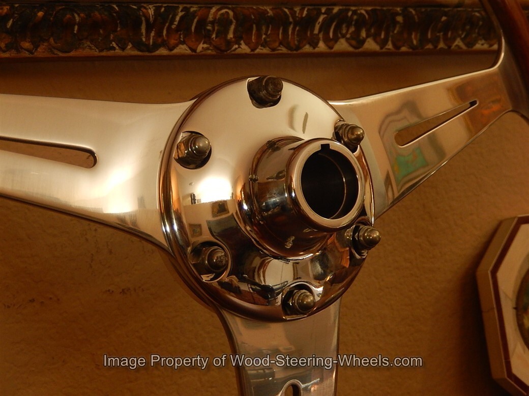 FERRARI Wood Steering Wheel 42 cm NARDI Slotted Spokes  NARDI & C Original