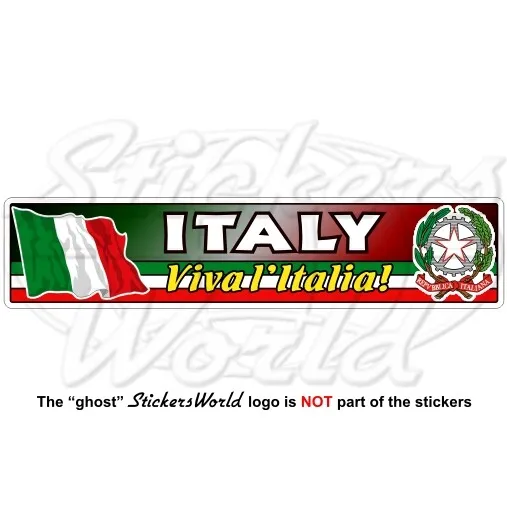 Italienische Italien Italian Flagge Fahne Aufkleber Vinyl Stickers