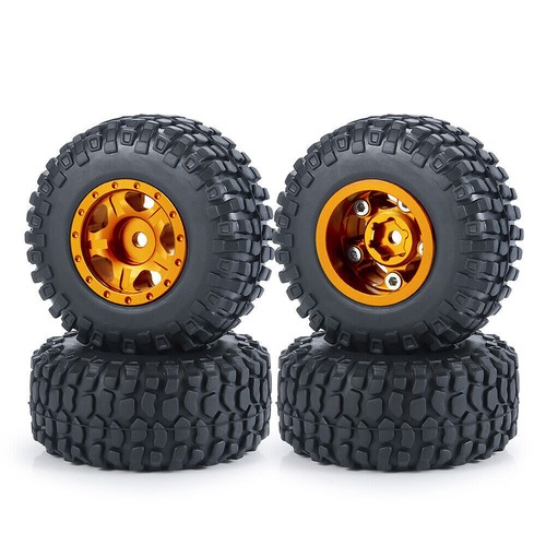 Juegos de neumáticos de aleación CNC 1,0"" con llanta de rueda Beadlock para automóvil sobre orugas de radiocontrol 1/24 axial SCX24 - Imagen 65 de 124