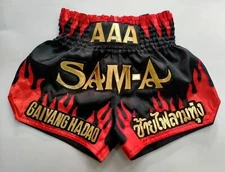LUMPINEE BOXING SHORTS SPORT PANT RETRO  MUAY THAI Aug. 008