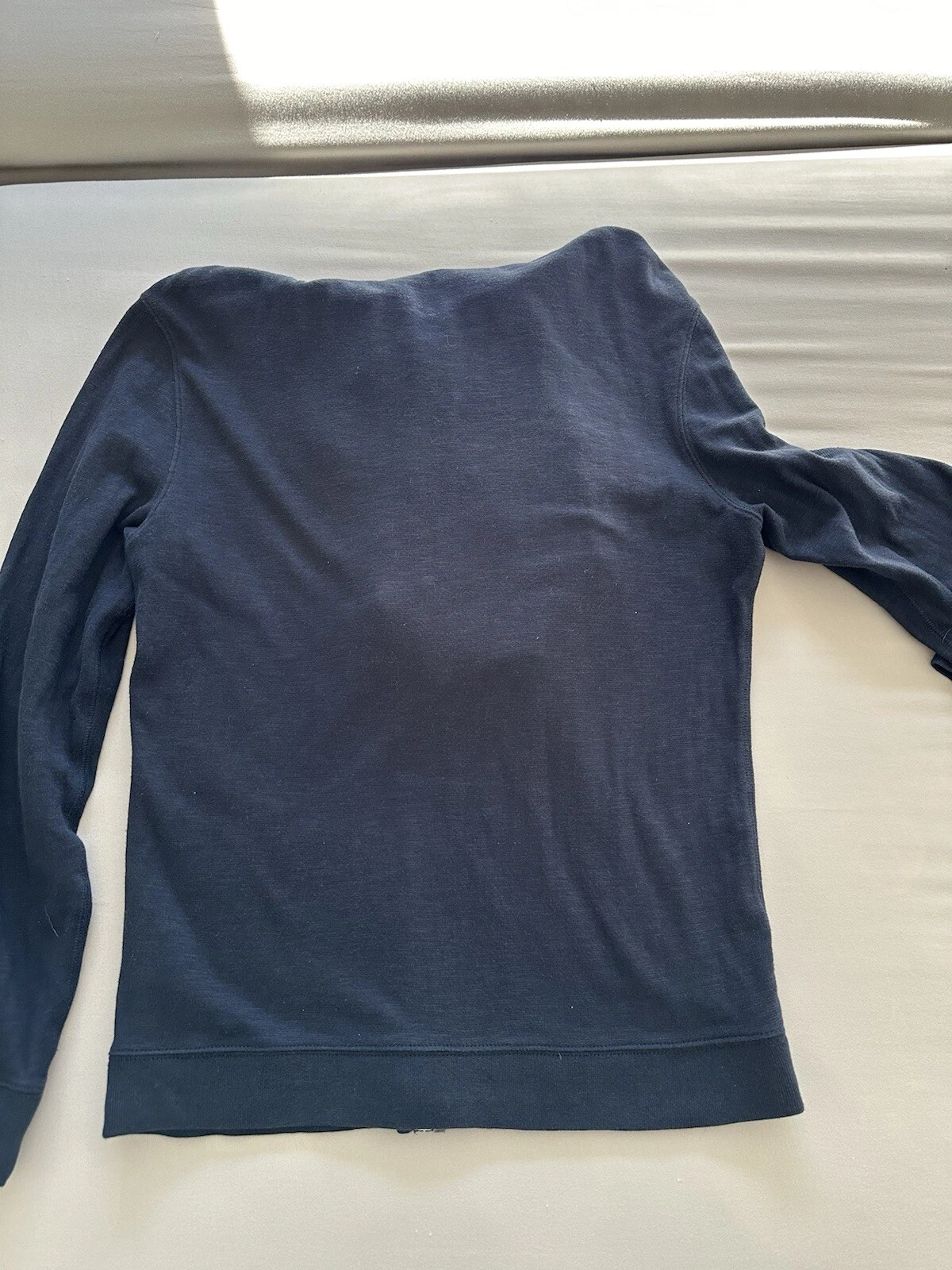 Felpa con cappuccio Burberry blu navy originale rara originale taglia media costo 290€