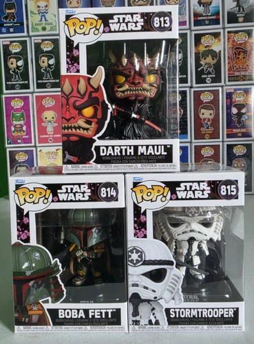 Funko POP! Star Wars: Impressions (Darth Maul/Stormtrooper/Boba Fett) Bundle