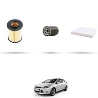 Hoffcar Wartungsset - 3 Filter FüR Ford Focus III 1.0 Ecoboost 92Kw Ab 2012