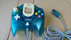 HKT-7700-01 Dreamcast Console Controller Aqua blue NTSC-J SEGA with box USED
