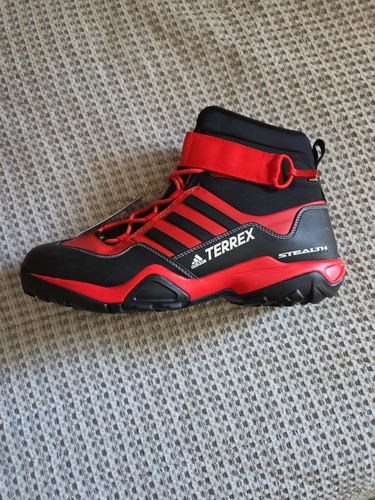 Adidas Terrex Hydro Lace Outdoor Trail Boots CQ1755 Red/Black Sz 12 New - Picture 2 of 6