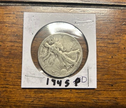 1945D Walking Liberty Half Dollar, VG+