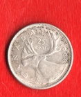 CANADA 25 CENTS 1968  SILVER