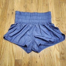 Free People Movement Womens The Way Home Short High Rise Dark Purple Size Small