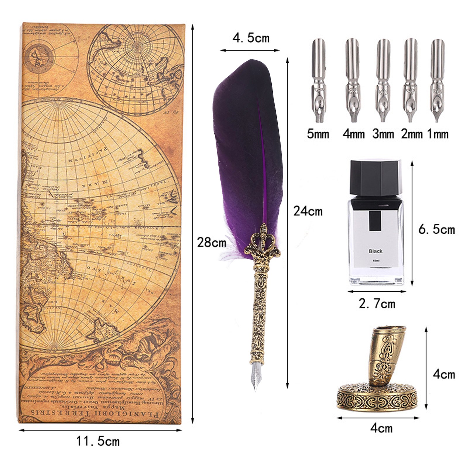 European Retro Style Quill Pen For Writing Drawing Recommended