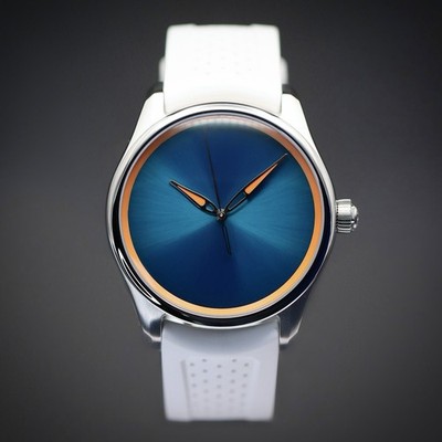 H. MOSER & CIE Pioneer Centre Seconds SPICED AQUA 42.8 3201-1202| Full Set BNIB