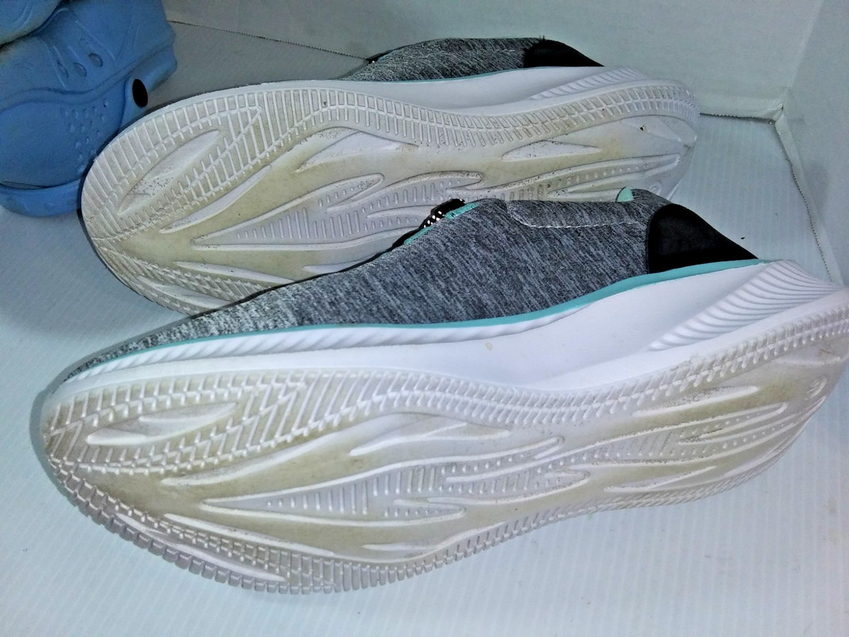 2 Pair Women's Shoes 10 Slip In Crane + Blue Garden Clogs Fitness Memory Foam View 5