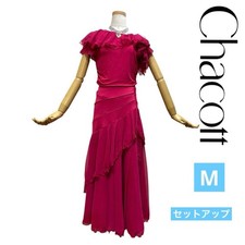 Chacott Royal Dance Magenta Ballroom Dance Costume M Size