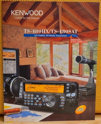 RARE MINT CONDITION KENWOOD TS-480HX/TS-480SAT BROCHURE | eBay