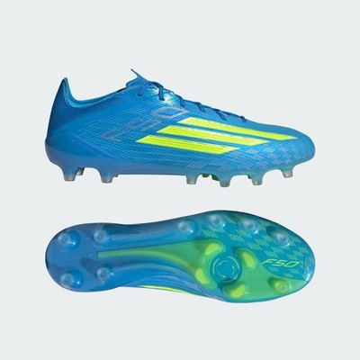 adidas F50 ELITE AG JR6463 Lucid Ray Blue Team Solar Yellow 2