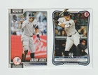 2 AARON JUDGE 2026 CARDS BOWMAN + TOPPS