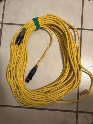 Cordial CMK 222 Mikrofonkabel XLR 25m Gelb HICON Stecker Profi Mikrofon Kabel M