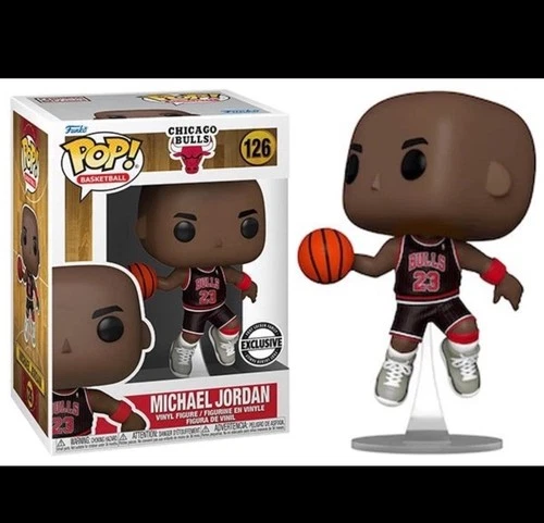 Funko Pop! Michael Jordan (#23 Black Pinstripes, Bulls NBA) 126 - Foot Locker